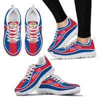 Belize Flag Color Sneakers - Wonder Print Shop