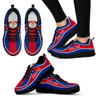 Belize Flag Color Sneakers - Wonder Print Shop