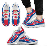 Belize Flag Color Sneakers - Wonder Print Shop