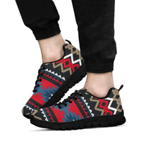 Native American Ornamental Pattern Sneakers LT10 - Wonder Print Shop