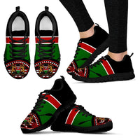 Kenya Lion Sneakers Maasai Shield - Wonder Print Shop