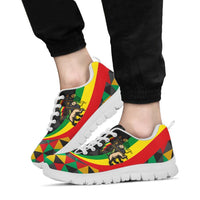 Ethiopia Sneakers - Ethiopia Rasta Lion - Wonder Print Shop