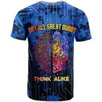 Autism Acceptance Month Neurodiversity Wired Differently T Shirt TS07 - Wonder Print Shop