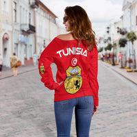 Tunisia Off Shoulder Sweater Always in My Heart LT13 - Wonder Print Shop