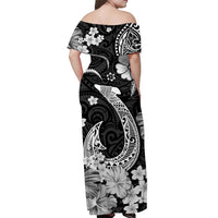 Hawaii Matching Hawaiian Shirt And Dress Polynesia White Fish Hook LT13 - Wonder Print Shop