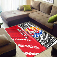 Tahiti Unique Area Rug Polynesia Pattern LT13 - Wonder Print Shop