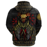 Viking Hoodie Vikings Valknut and Ravens Tattoo RLT12 - Wonder Print Shop
