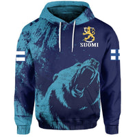 Suomi Finland Hockey Hoodie - Wonder Print Shop
