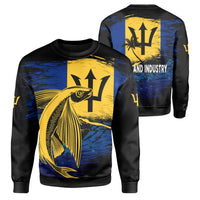Barbados Sweatshirt - Flying Fish - Wonder Print Shop