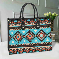 native-american-line-shapes-ethnic-pattern-leather-bag