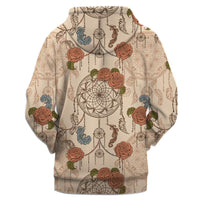 Rose Dreamcatcher Native American All Over Hoodie LT10 - Wonder Print Shop