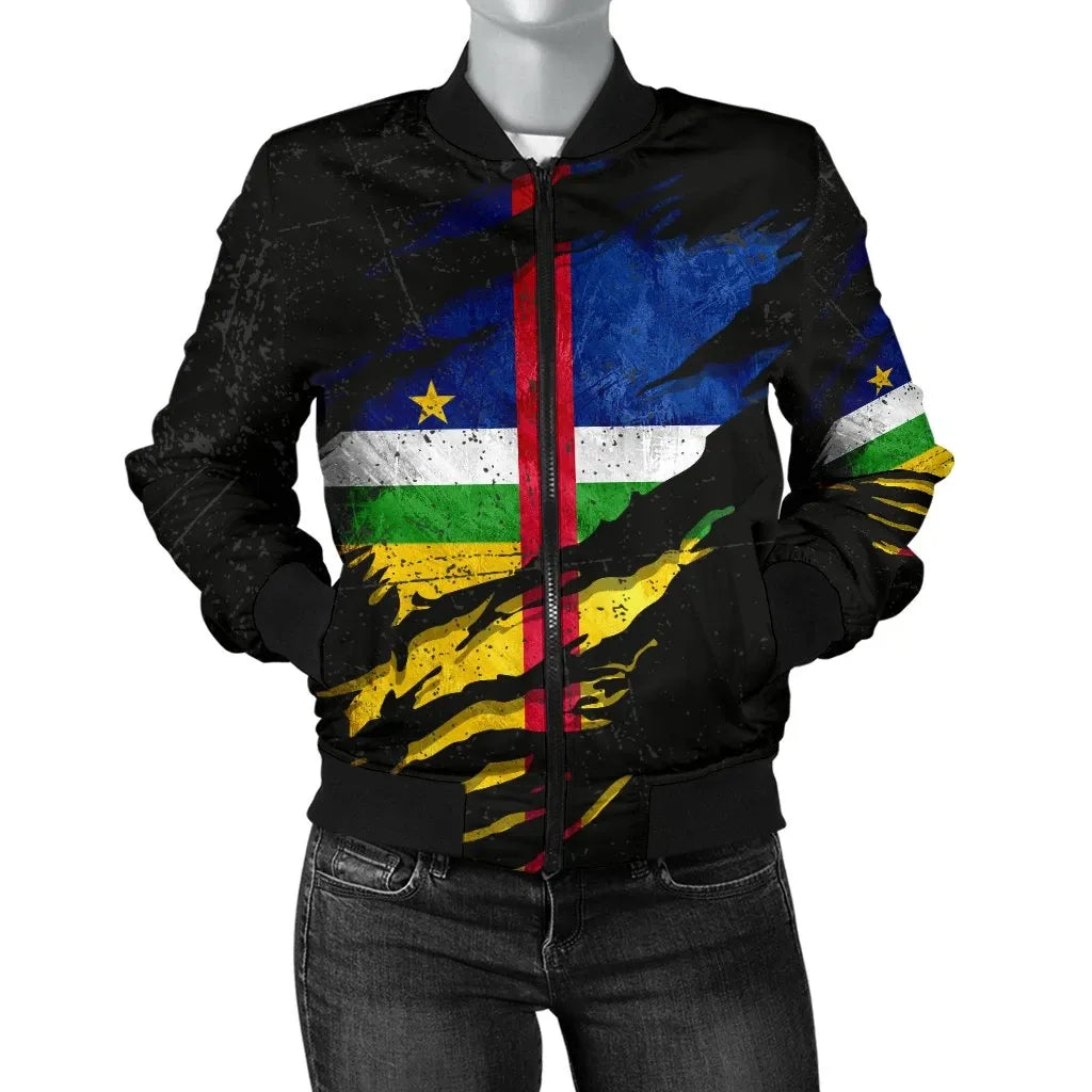 central-african-republic-in-me-womens-bomber-jacket-special-grunge-style