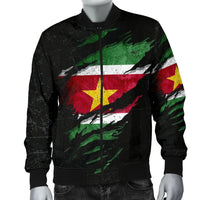 Suriname In Me Men's Bomber Jacket Special Grunge Style RLT7 - Wonder Print Shop