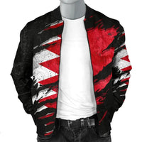 Bahrain In Me Mens Bomber Jacket - Special Grunge Style RLT8 - Wonder Print Shop