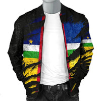Central African Republic In Me Men's Bomber Jacket - Special Grunge Style RLT7 - Wonder Print Shop