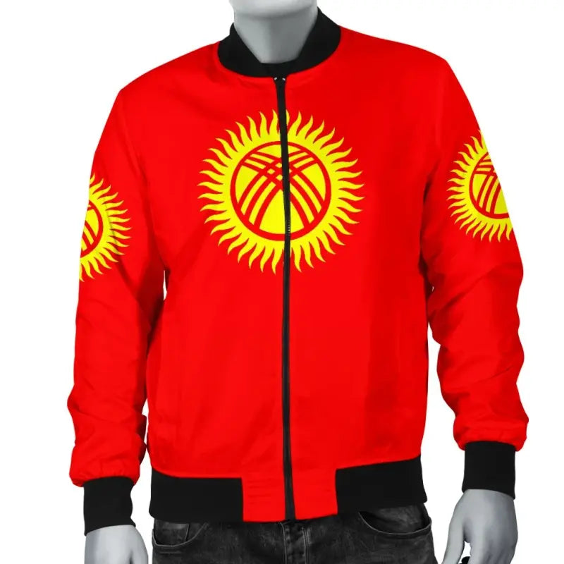 kyrgyzstan-flag-mens-bomber-jacket