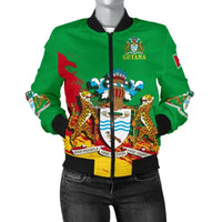 Guyana Special Womens Bomber Jacket RLT8 - Wonder Print Shop