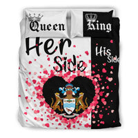 Guyana Bedding Set Couple King/Queen Her Side/His Side RLT8 - Wonder Print Shop