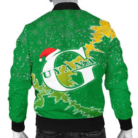 Guyana Christmas Coat of Arms Men Bomber Jacket X Style RLT8 - Wonder Print Shop