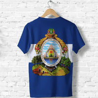 Honduras Flag with Coat of Arms T Shirt RLT8 - Wonder Print Shop