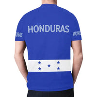 Flag New All Over Print T Shirt Honduras H5 RLT8 - Wonder Print Shop