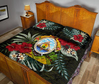 Honduras Quilt Bed Set - Special Hibiscus RLT8 - Wonder Print Shop