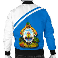 Honduras Mens Bomber Jacket - Curve Version RLT8 - Wonder Print Shop