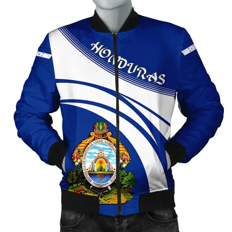 honduras-coat-of-arms-men-bomber-jacket-sticket