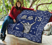 Premium Quilt Blue Bandana RLT8 - Wonder Print Shop