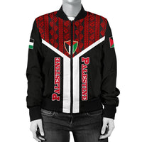 Palestine Bomber Jacket Rising Women RLT13 - Wonder Print Shop