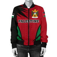 Palestine Bomber Active Women RLT13 - Wonder Print Shop