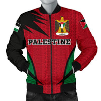 Palestine Bomber Active Men RLT13 - Wonder Print Shop