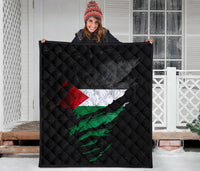 Palestine In Me Premium Quilt Special Grunge Style RLT13 - Wonder Print Shop