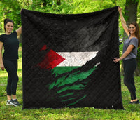 Palestine In Me Premium Quilt Special Grunge Style RLT13 - Wonder Print Shop