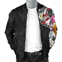 Best Koi Fish Tattoo Style Mens Bomber Jacket RLT8 - Wonder Print Shop