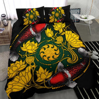 Koi Fish Bedding Set - Lotus Koi Fish Yin Yang RLT8 - Wonder Print Shop