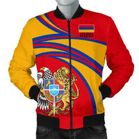 Armenia Mens Bomber Jacket RLT8 - Wonder Print Shop