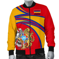 Armenia Mens Bomber Jacket RLT8 - Wonder Print Shop
