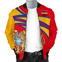 Armenia Mens Bomber Jacket RLT8 - Wonder Print Shop