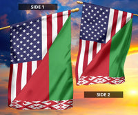 US Flag with Belarus Flag RLT6 - Wonder Print Shop