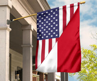 US Flag with Monaco Flag RLT6 - Wonder Print Shop
