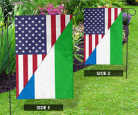 US Flag with Sierra Leone Flag RLT7 - Wonder Print Shop