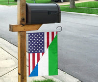 US Flag with Sierra Leone Flag RLT7 - Wonder Print Shop