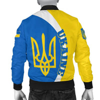 Ukraine Bomber Jacket Half Cirlce RLT7 - Wonder Print Shop