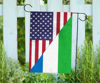 US Flag with Sierra Leone Flag RLT7 - Wonder Print Shop