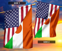 Us Flag With Niger Flag RLT8 - Wonder Print Shop