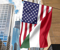 US Flag with Hungary Flag RLT8 - Wonder Print Shop