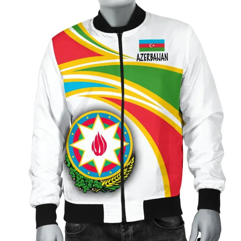 azerbaijan-white-n-flag-mens-bomber-jacket