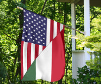 US Flag with Hungary Flag RLT8 - Wonder Print Shop