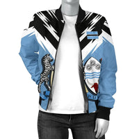 Botswana New Release Women's Bomber Jacket RLT6 - Wonder Print Shop